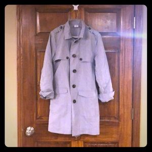 Cabi light blue or lilac color trench jacket